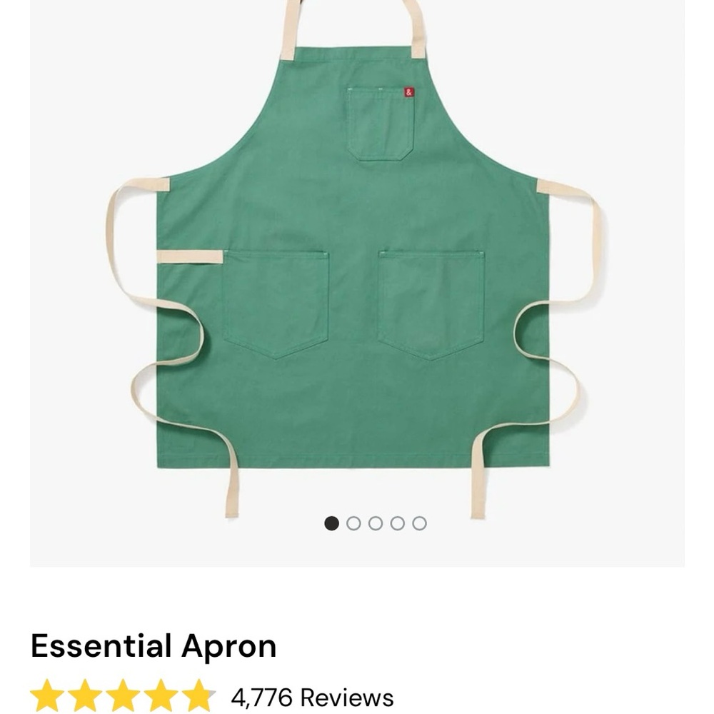 Classic Green Kitchen Apron